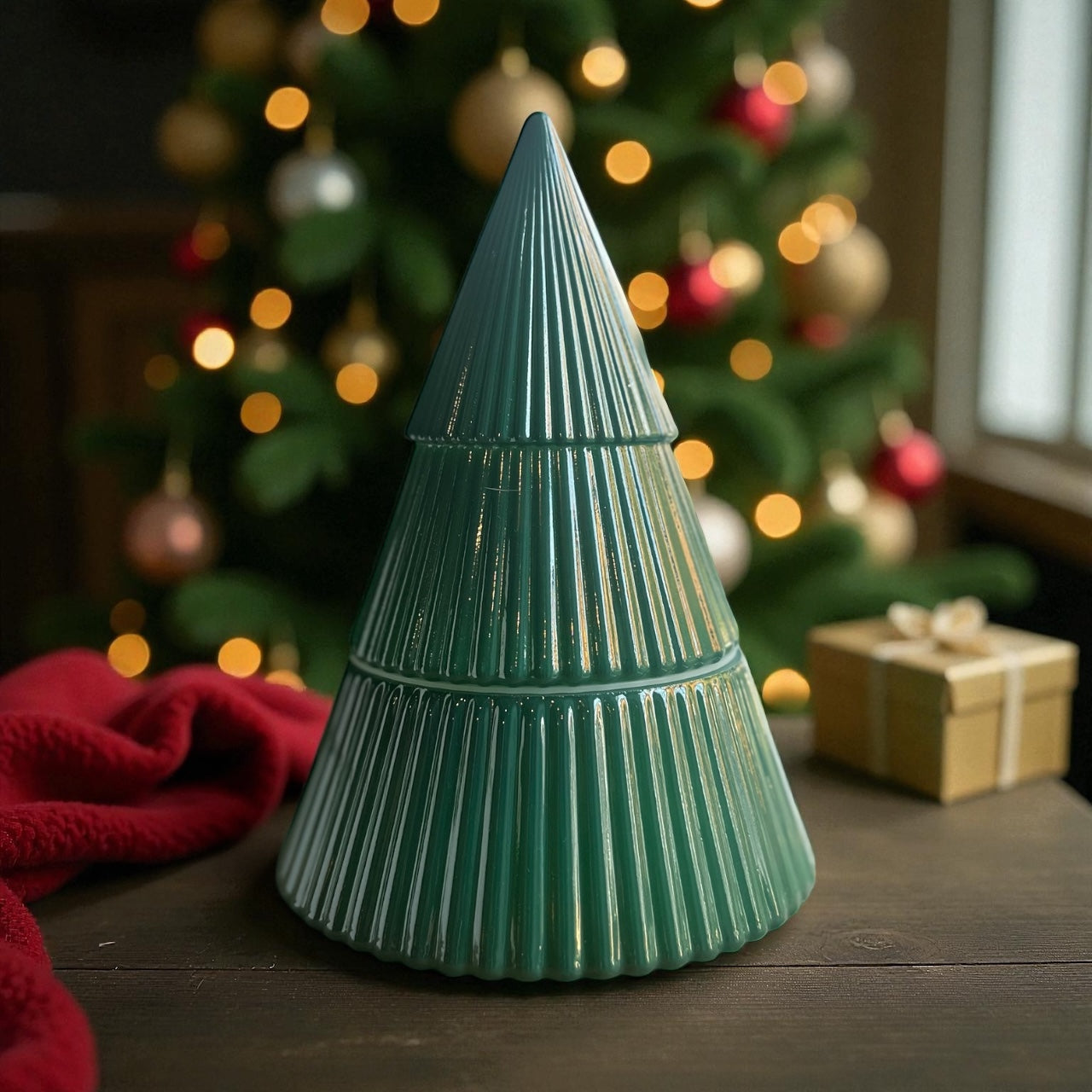 Christmas Eve .Christmas Tree Candle