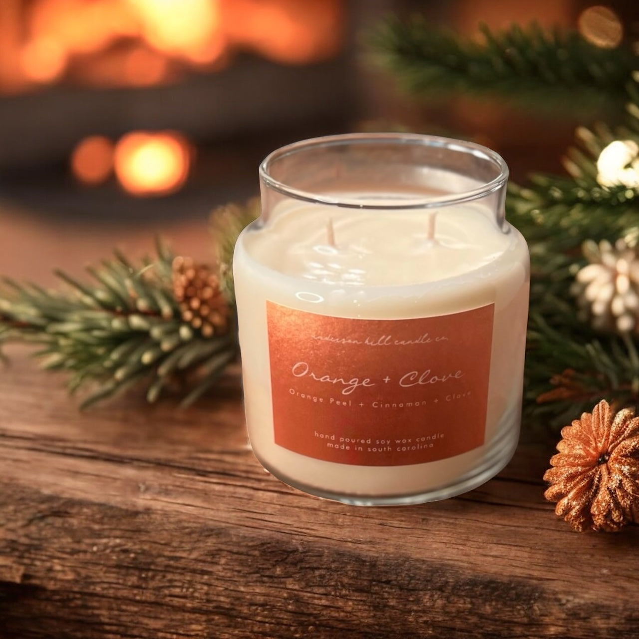 Orange + Clove 16oz Candle