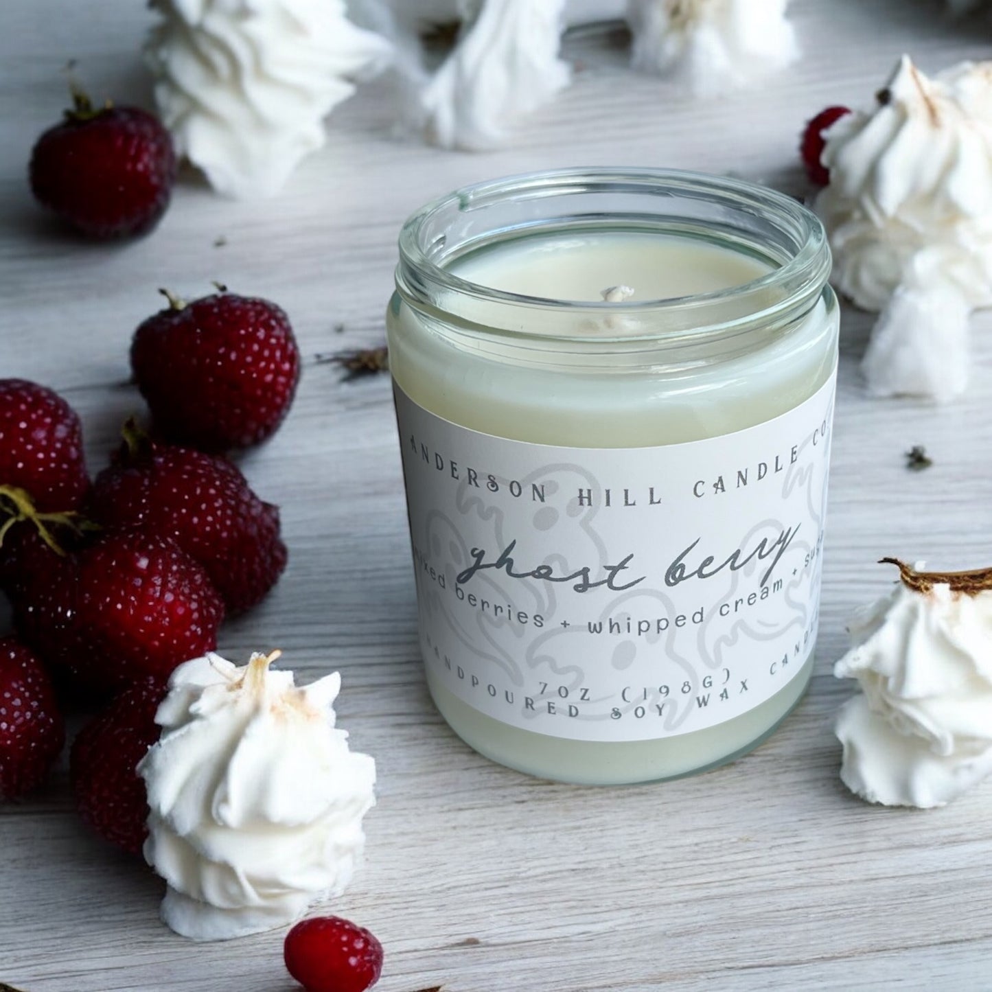 Ghost Berry Soy Candle - available 10/12