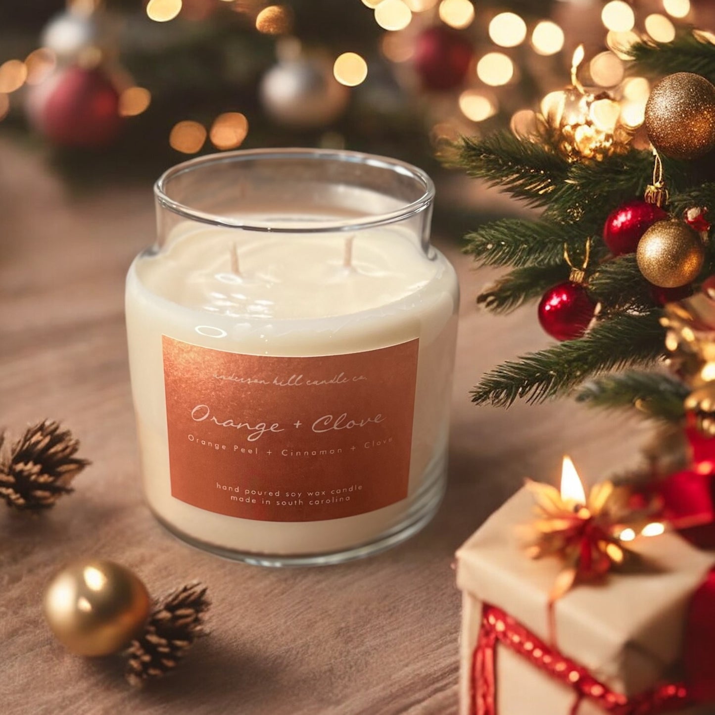 Orange + Clove Soy Candle