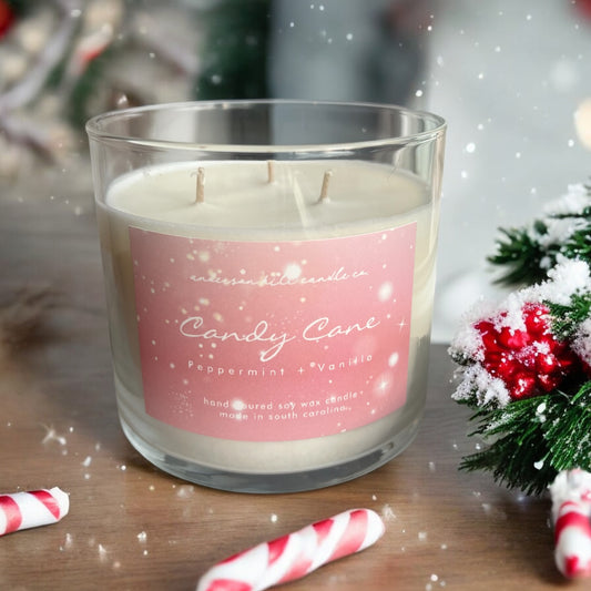 Candy Cane Soy Candle