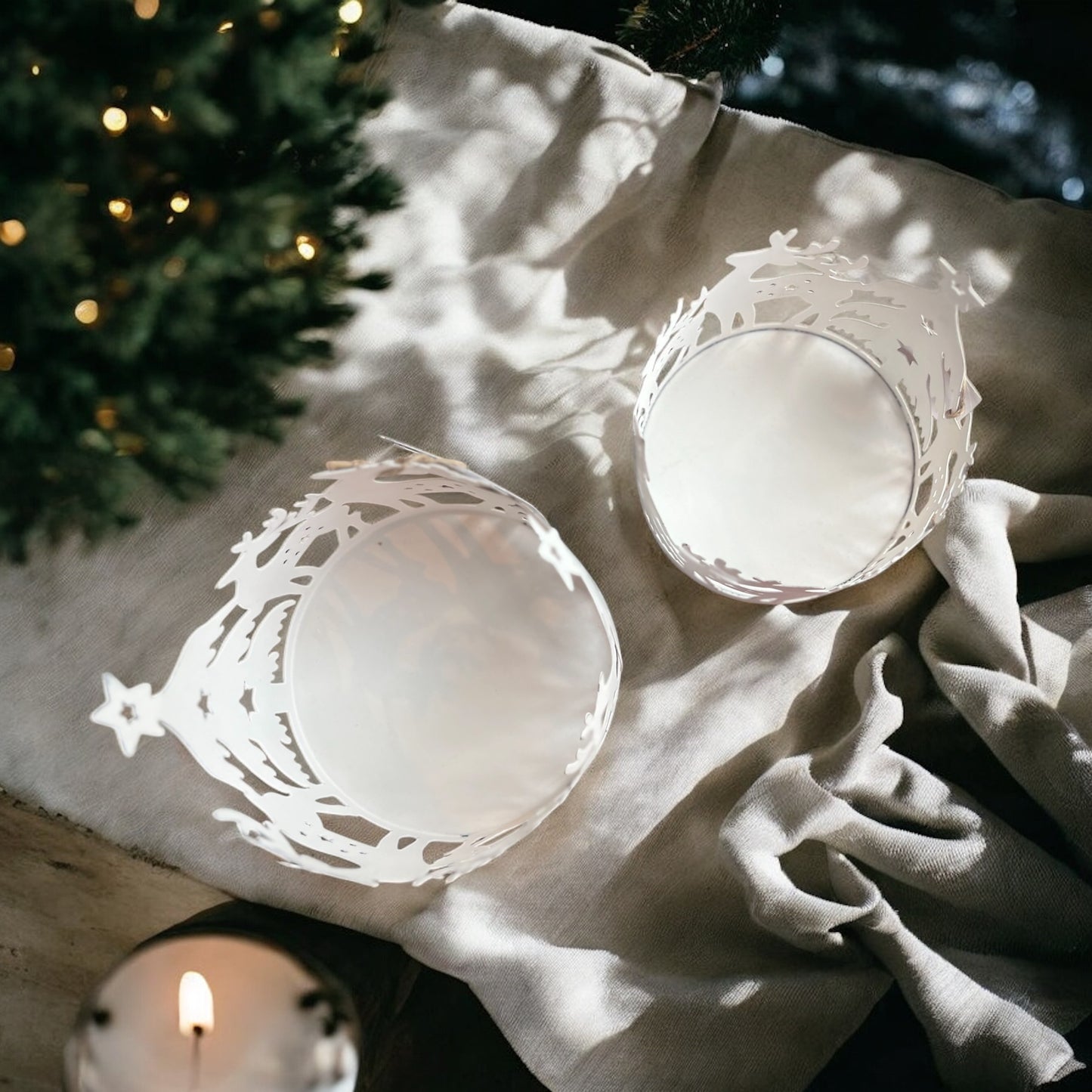 Christmas Candle Holders