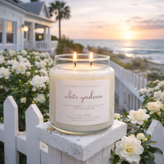 White Gardenia 16oz Candle