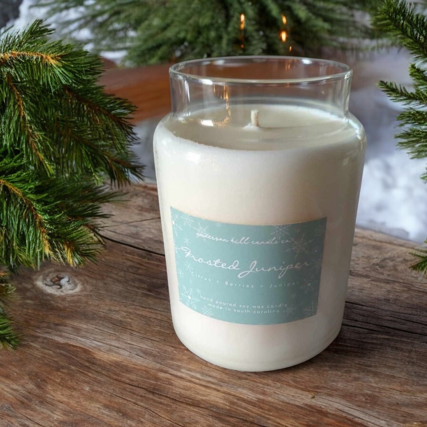 Frosted Juniper 22oz Candle