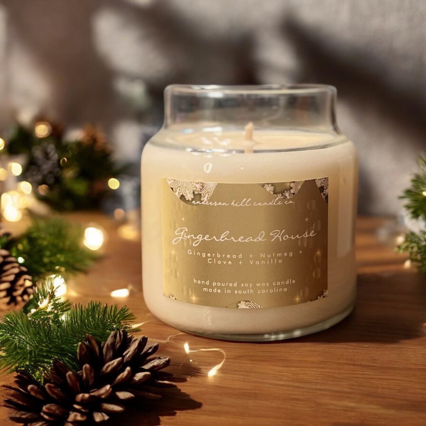 Gingerbread House Soy Candle