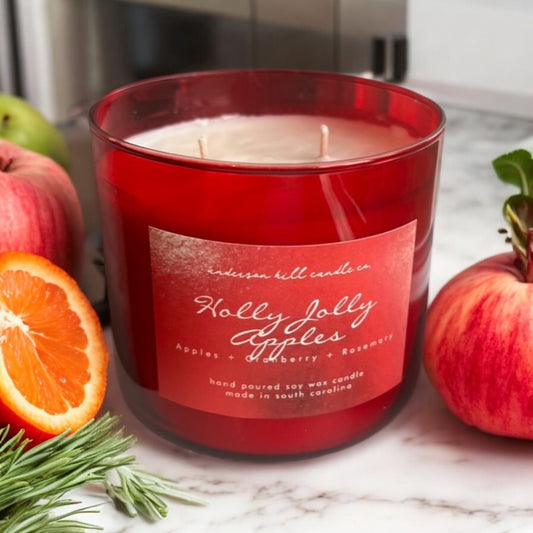 Holly Jolly Apples 16oz Candle