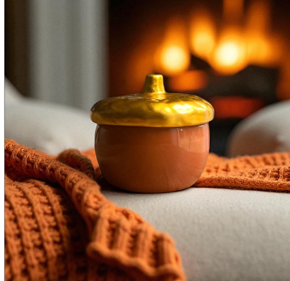 Hot Apple Pie 6oz Acorn Candle
