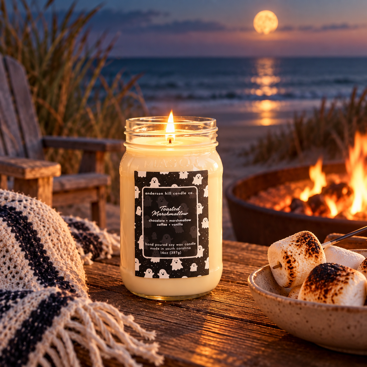 Toasted Marshmallow 14oz Candle