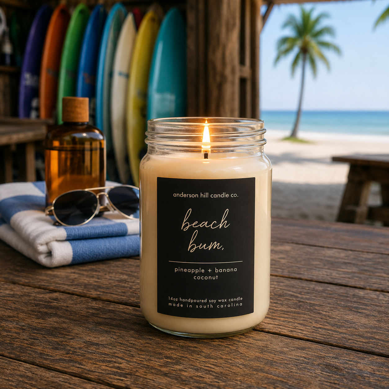 Beach Bum 14oz Candle
