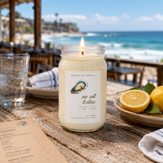 Sea Salt + Citrus 14oz Candle