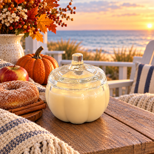 Pumpkin Apple Cider Donut 14oz Pumpkin Jar Candle