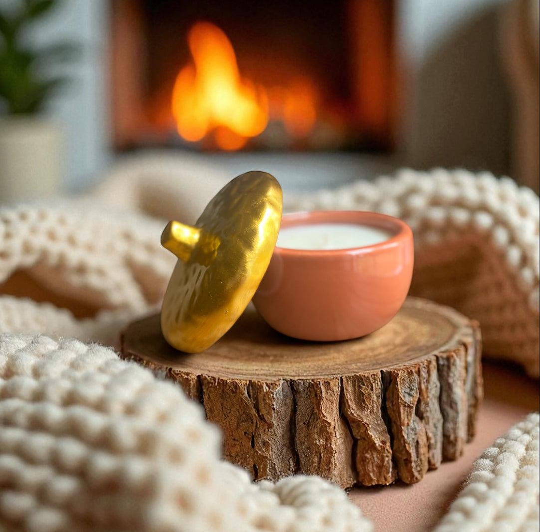 Hot Apple Pie 6oz Acorn Candle