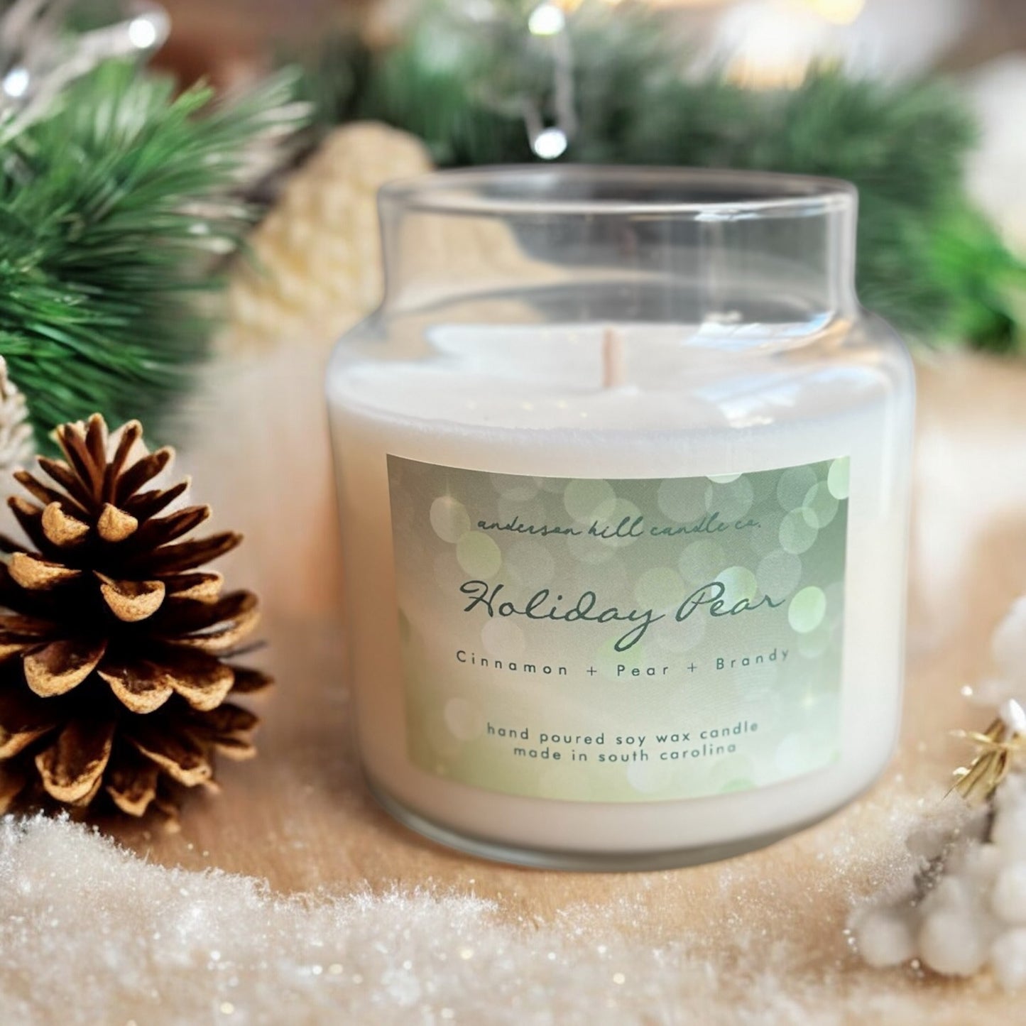 Holiday Pear Soy Candle