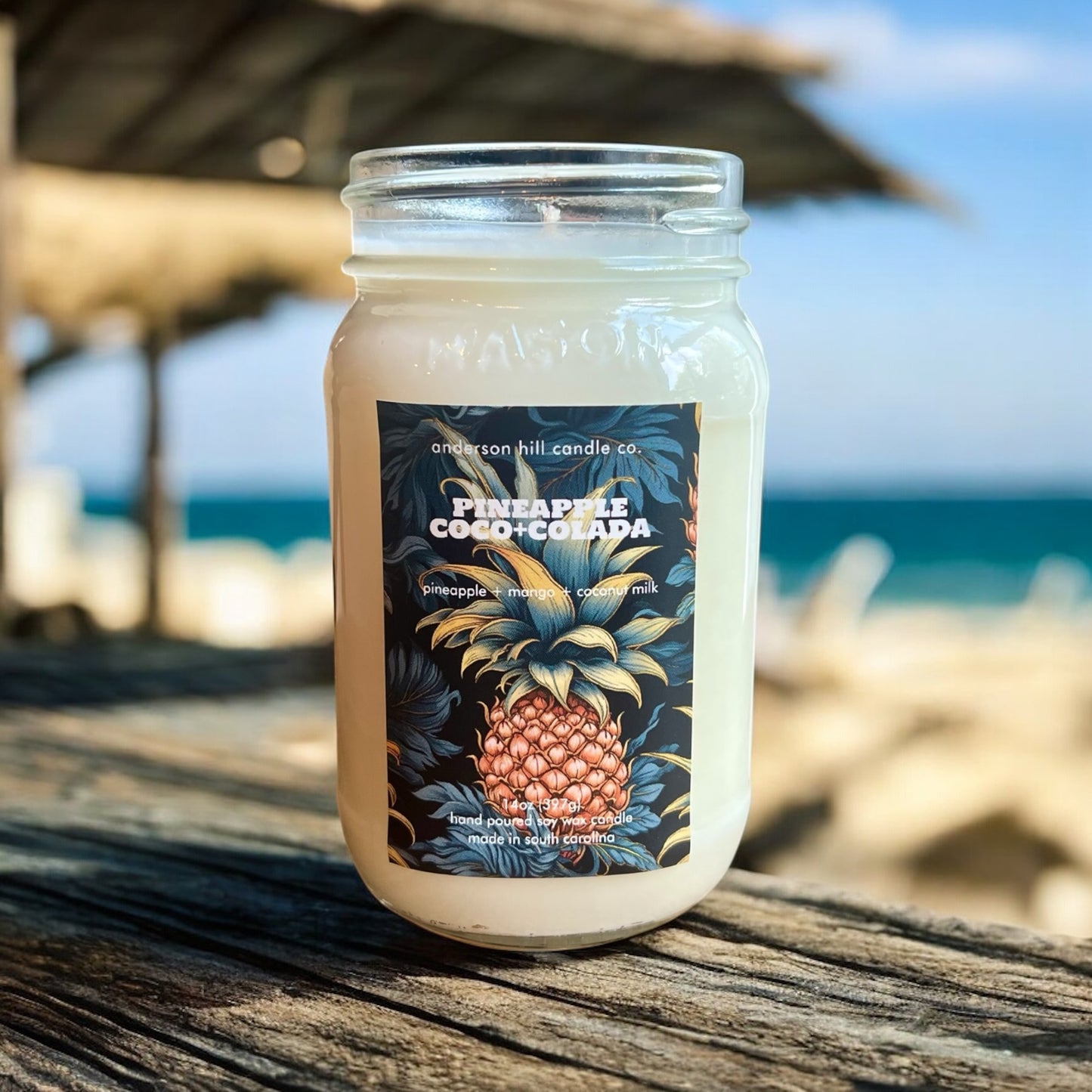 Pineapple Coco Colada 14oz Candle