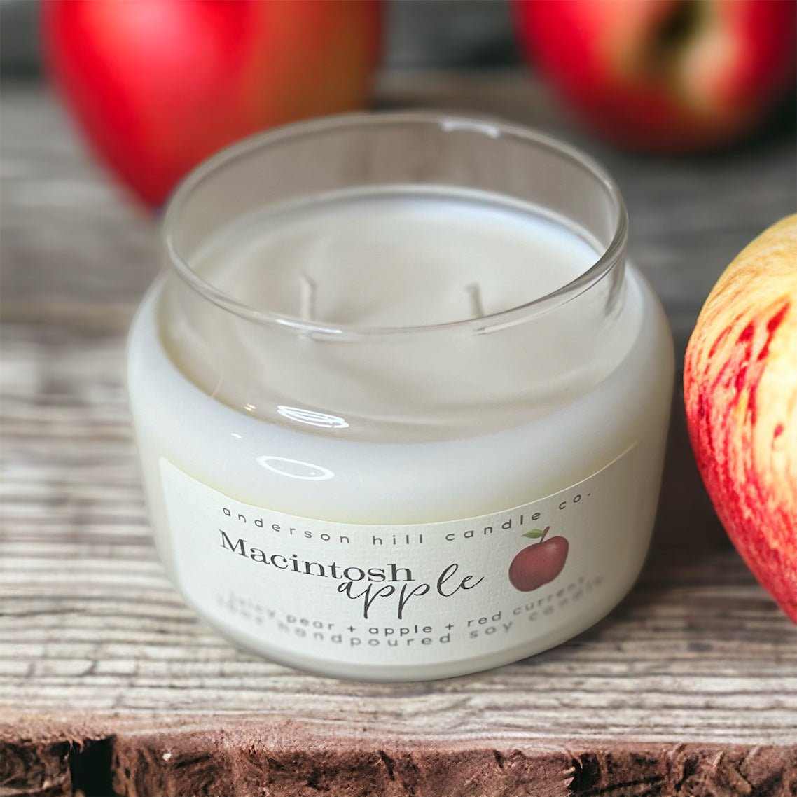 Macintosh Apple Soy Candle - Anderson Hill Candle Co.