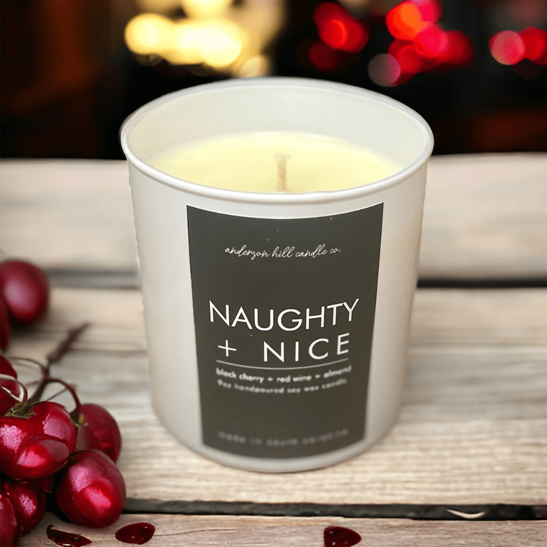 Naughty + Nice Soy Candle - Anderson Hill Candle Co.